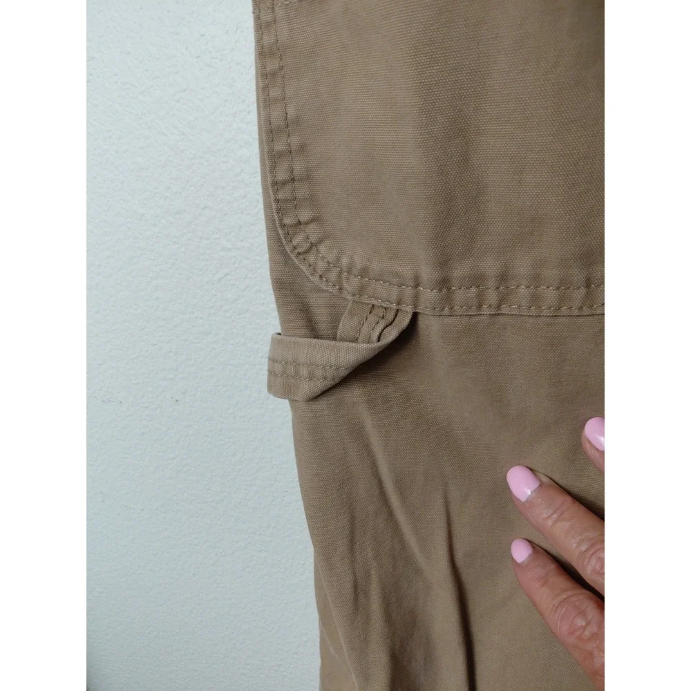 Wrangler Authentic Issue Mens 34x30 Carpenter Brown Jeans Pants 94LSWAO Canvas